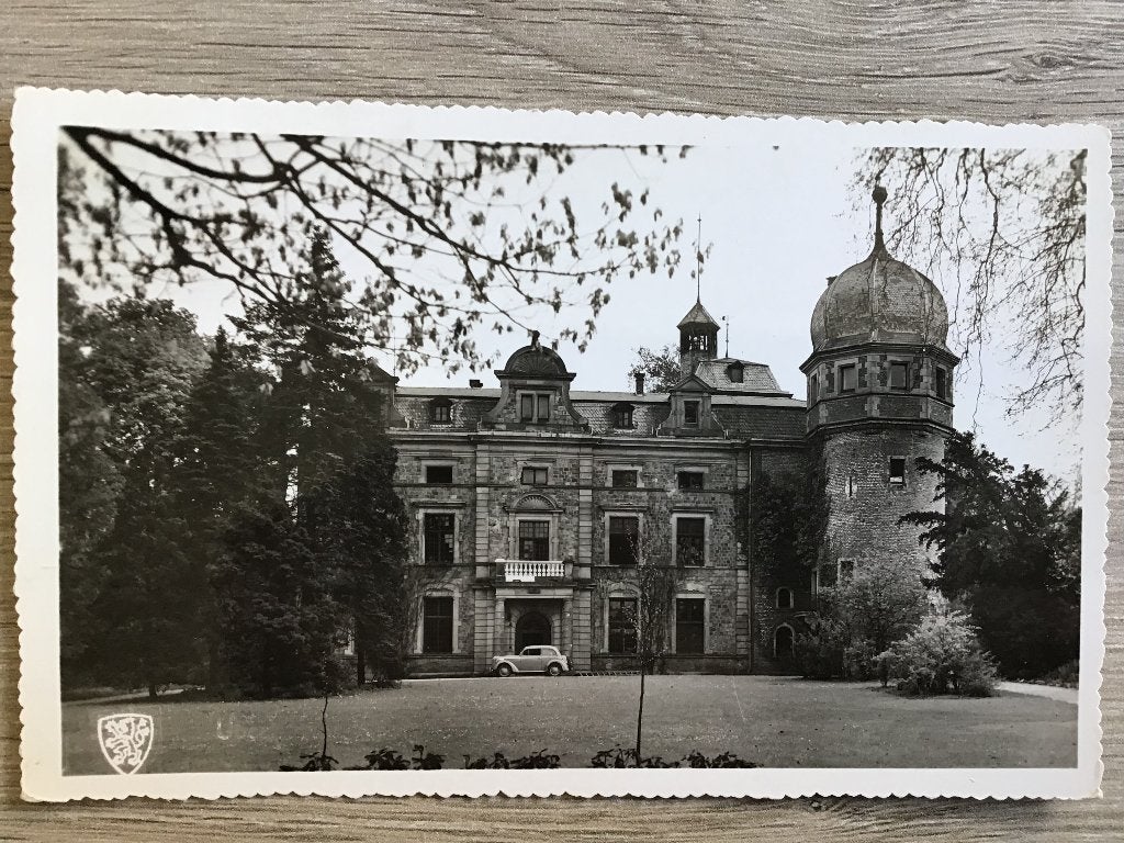 Oude ansichtkaart Kasteel Limburg, Ubach over Worms ca 1965, Verzenden, 1960 tot 1980, Gelopen, Limburg