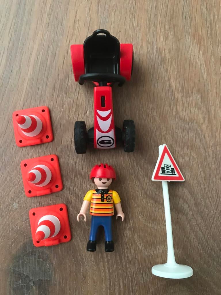 Playmobil jongen op skelter, Ophalen of Verzenden, Gebruikt, Complete set