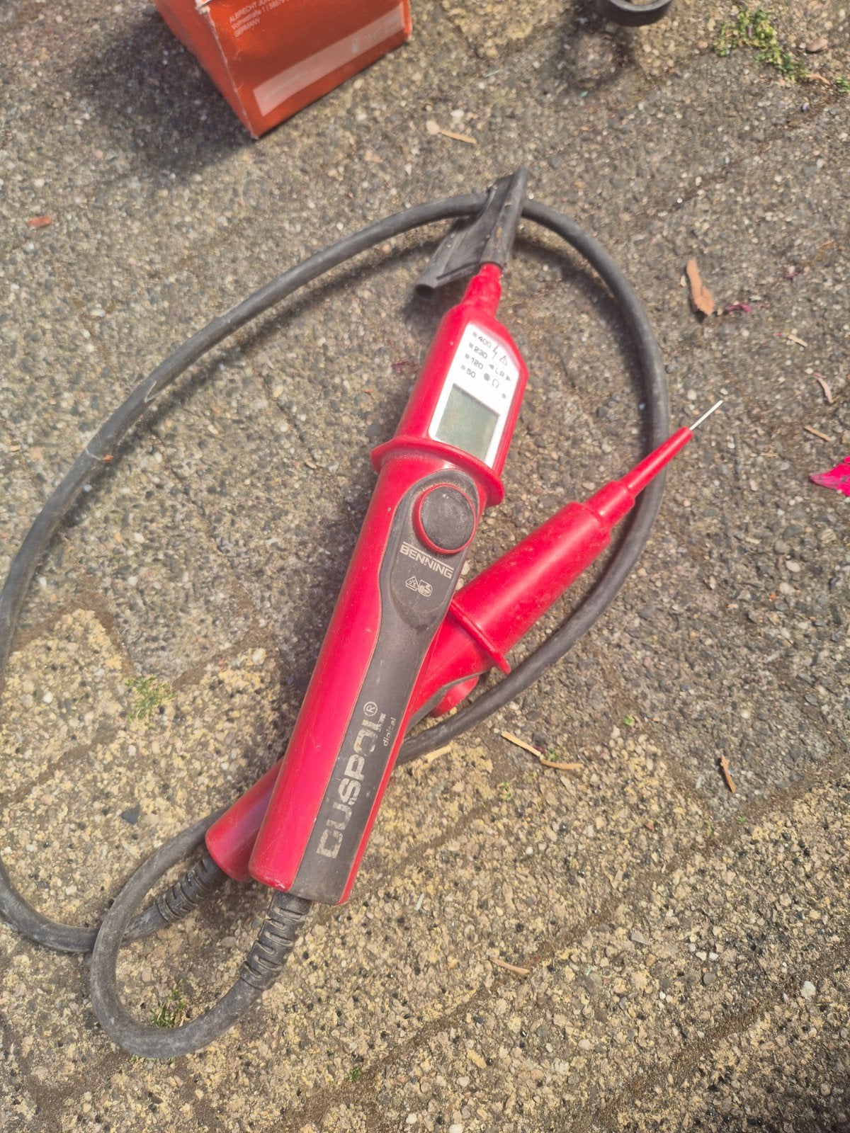 Benning Duspol Spanningstester - Gebruikt, Doe-het-zelf en Verbouw, Meetapparatuur, Ophalen of Verzenden