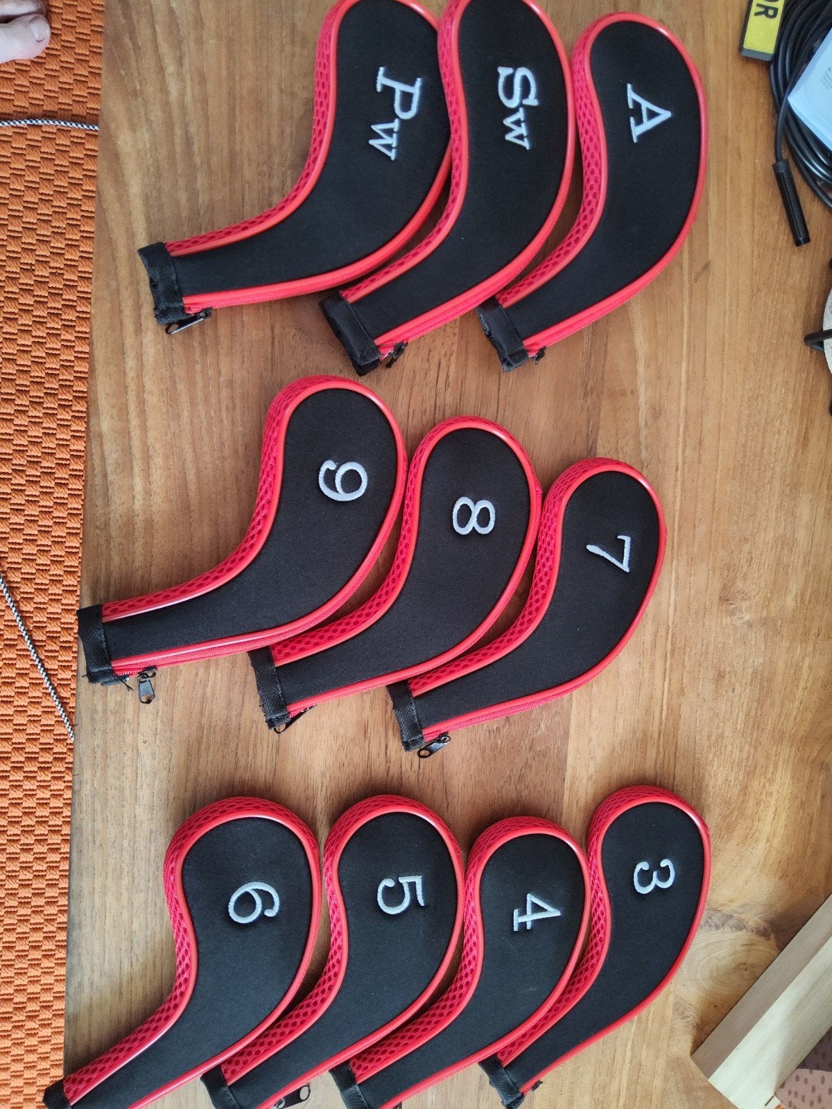 Golfclub covers genummerd voor ijzers, Ophalen of Verzenden, Nieuw, Set, Overige merken
