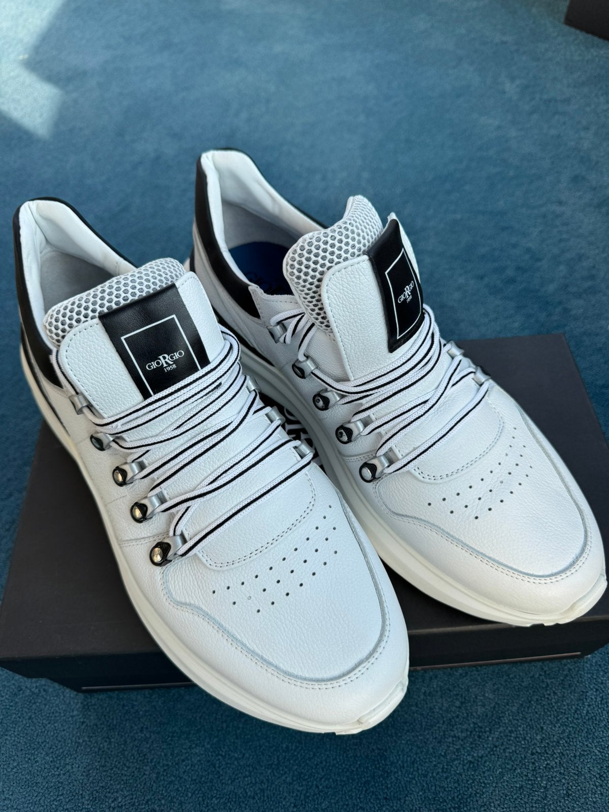 NIEUW Giorgio 1958 Sneakers EU 45 Wit, Verzenden, Wit, Nieuw, Sneakers of Gympen