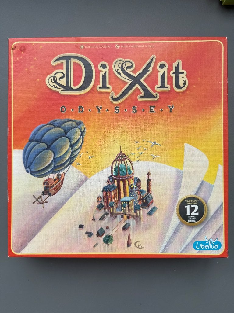 Dixit Odyssey, Hobby en Vrije tijd, Gezelschapsspellen | Bordspellen, Ophalen of Verzenden, Zo goed als nieuw, Libellud