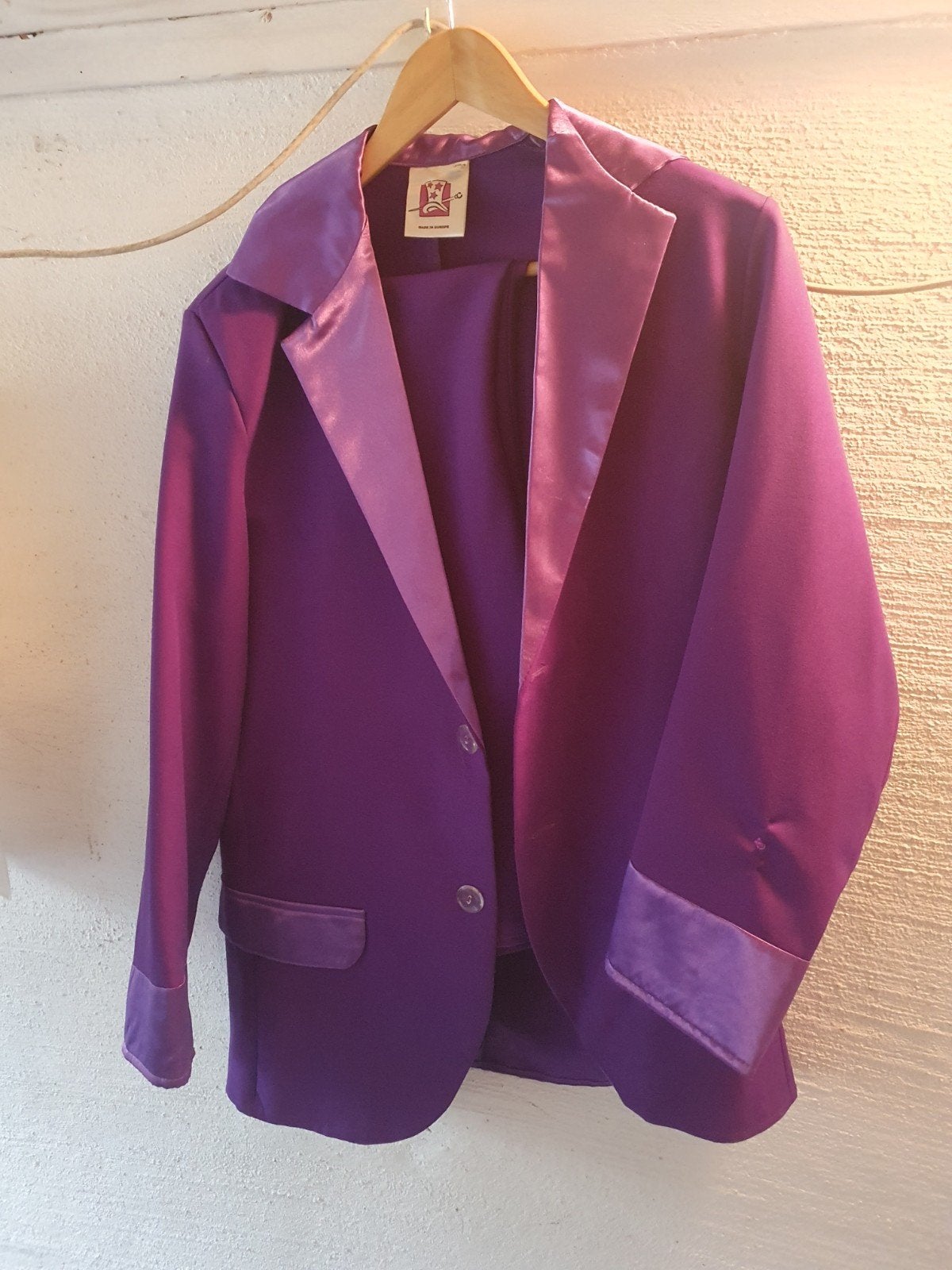 Paars kostuum carnaval/themafeest - Maat S, Kleding | Heren, Ophalen of Verzenden