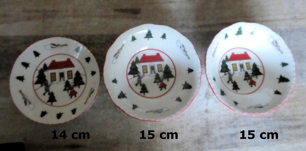 Mason’s Christmas Village  3 schaaltjes  1796 - 1983., Ophalen of Verzenden, Zo goed als nieuw