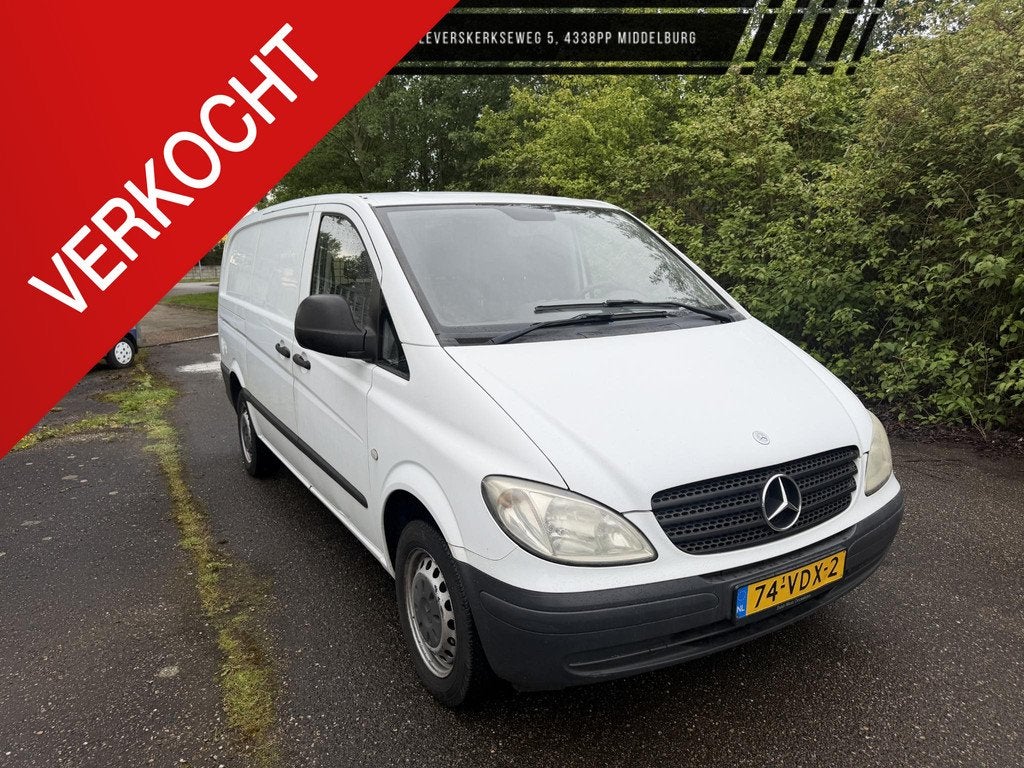 Mercedes-Benz Vito 109 CDI 320 Lang DC Amigo luxe, Auto's, Gebruikt, 2000 kg, Bedrijf, Euro 4