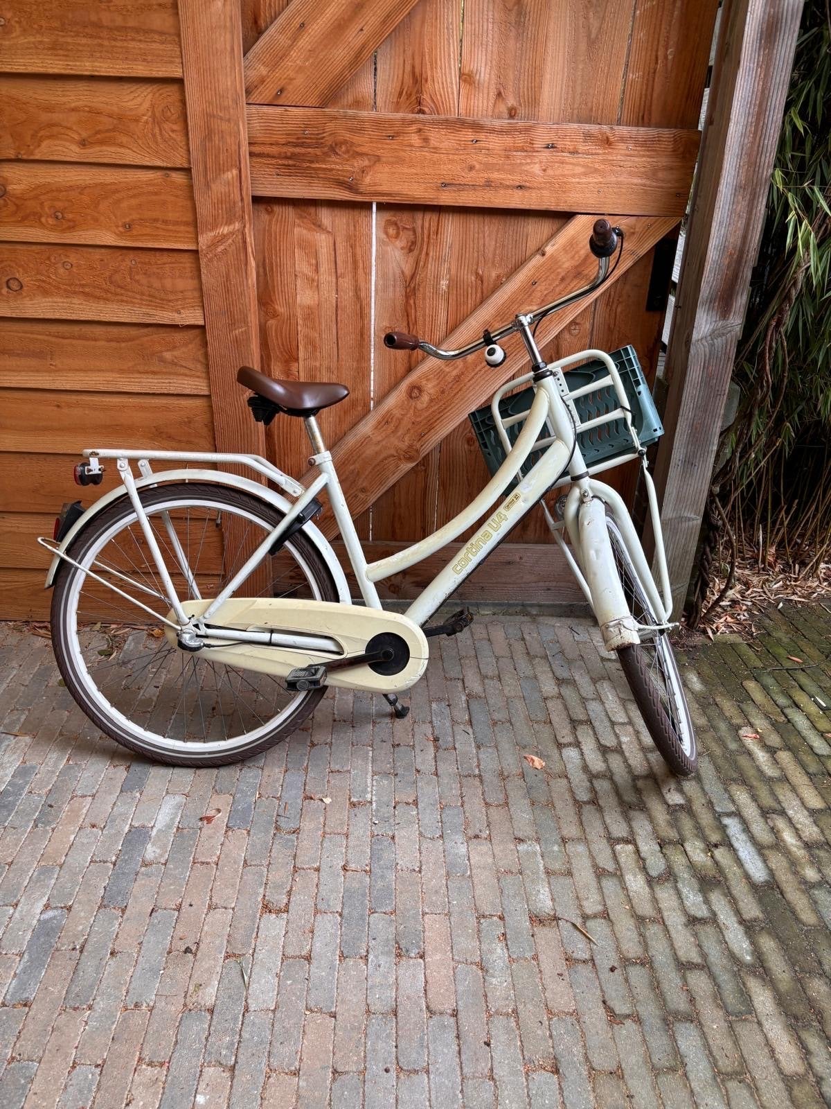 Cortina U4 Transportfiets - Crème, Terugtraprem, Gebruikt, Versnellingen, 50 tot 53 cm