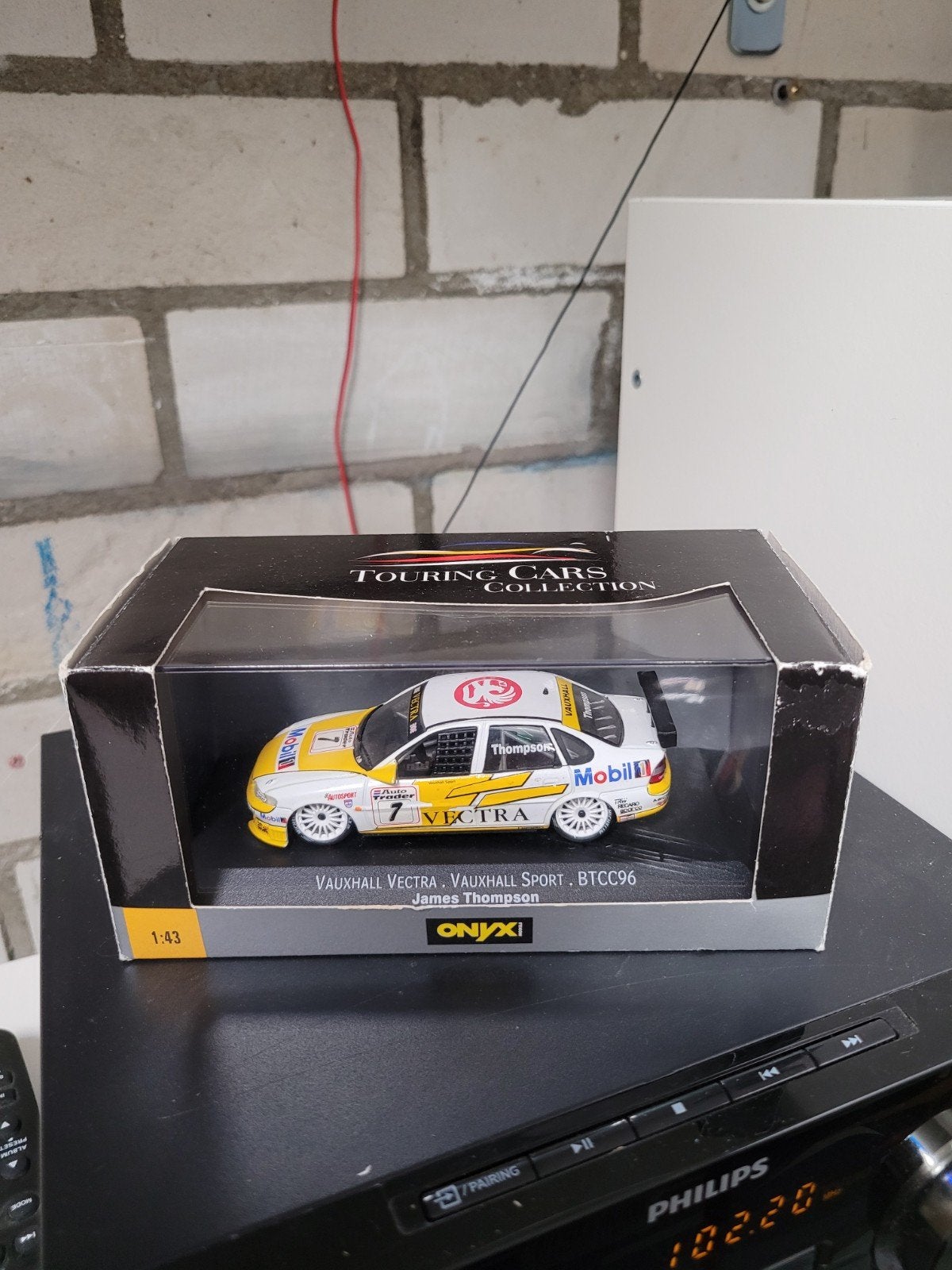 opel vectra onyx 1:43 XT004, Hobby en Vrije tijd, Modelauto's | 1:43, Ophalen of Verzenden, Zo goed als nieuw, Auto, Overige merken