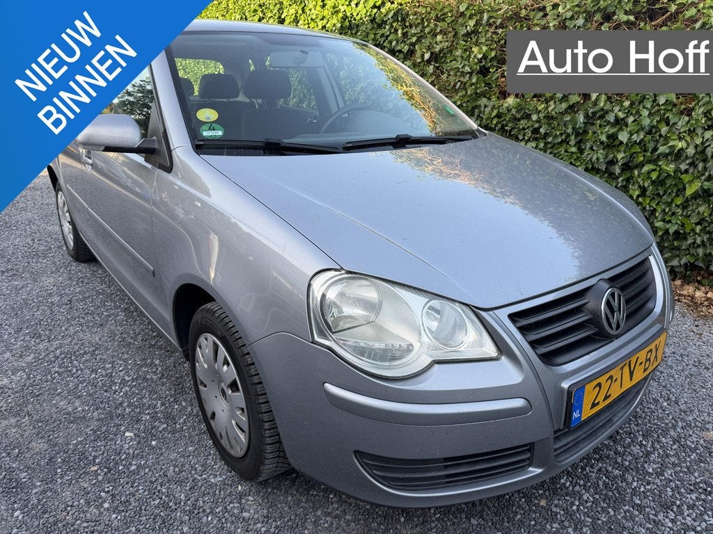Volkswagen Polo 1.4-16V Optive | Airco | Cruise Control | El, Auto's, Voorwielaandrijving, Stof, Zwart, 4 cilinders