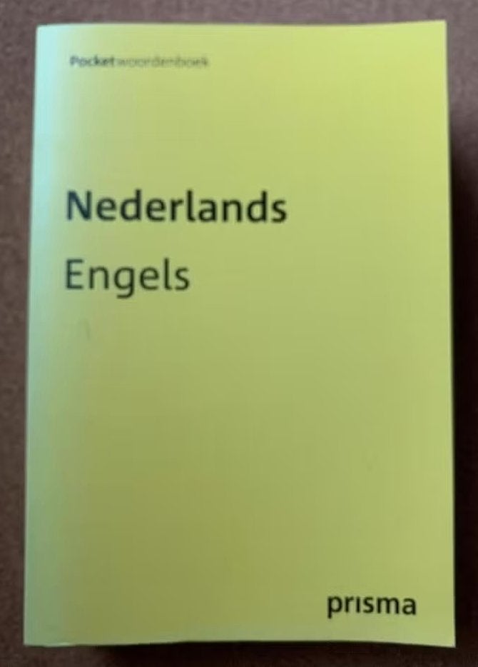 Prisma (pocket) woordenboek Nederlands Engels; 9789000341207, Boeken, Ophalen of Verzenden, Zo goed als nieuw, Prisma of Spectrum