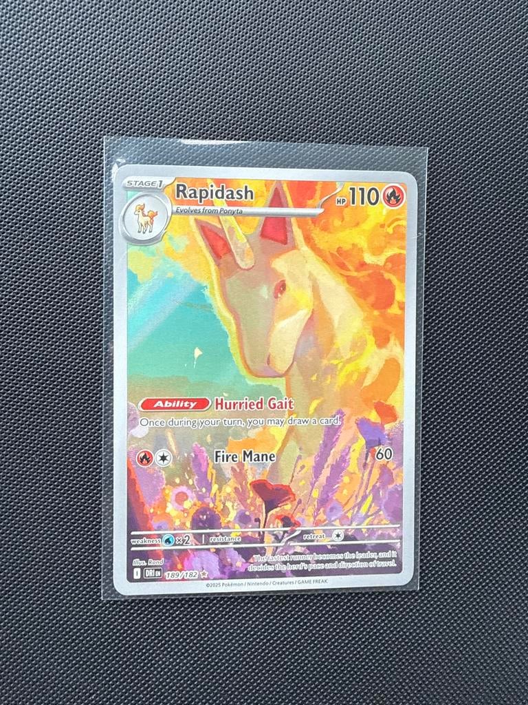 Rapidash 189 pokemonkaart, Ophalen of Verzenden, Zo goed als nieuw