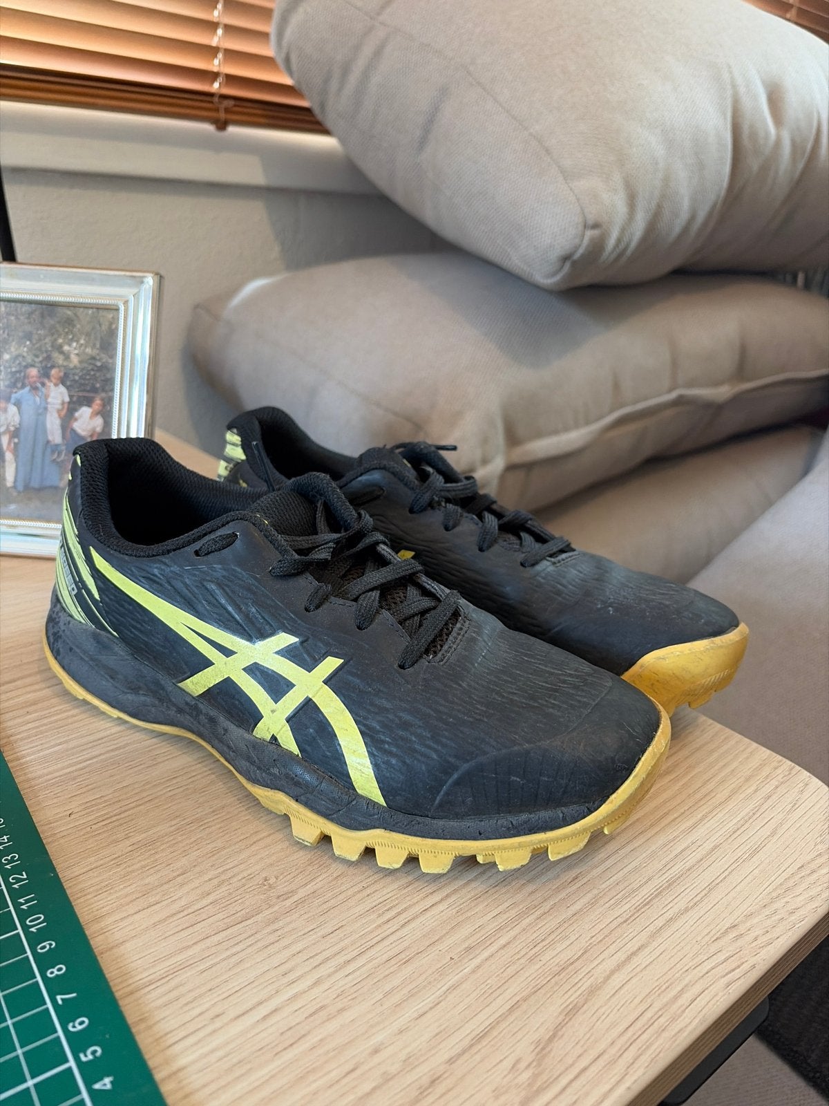 Asics sportschoenen, maat 39, goede staat, Ophalen, Gedragen, Zwart, Sportschoenen