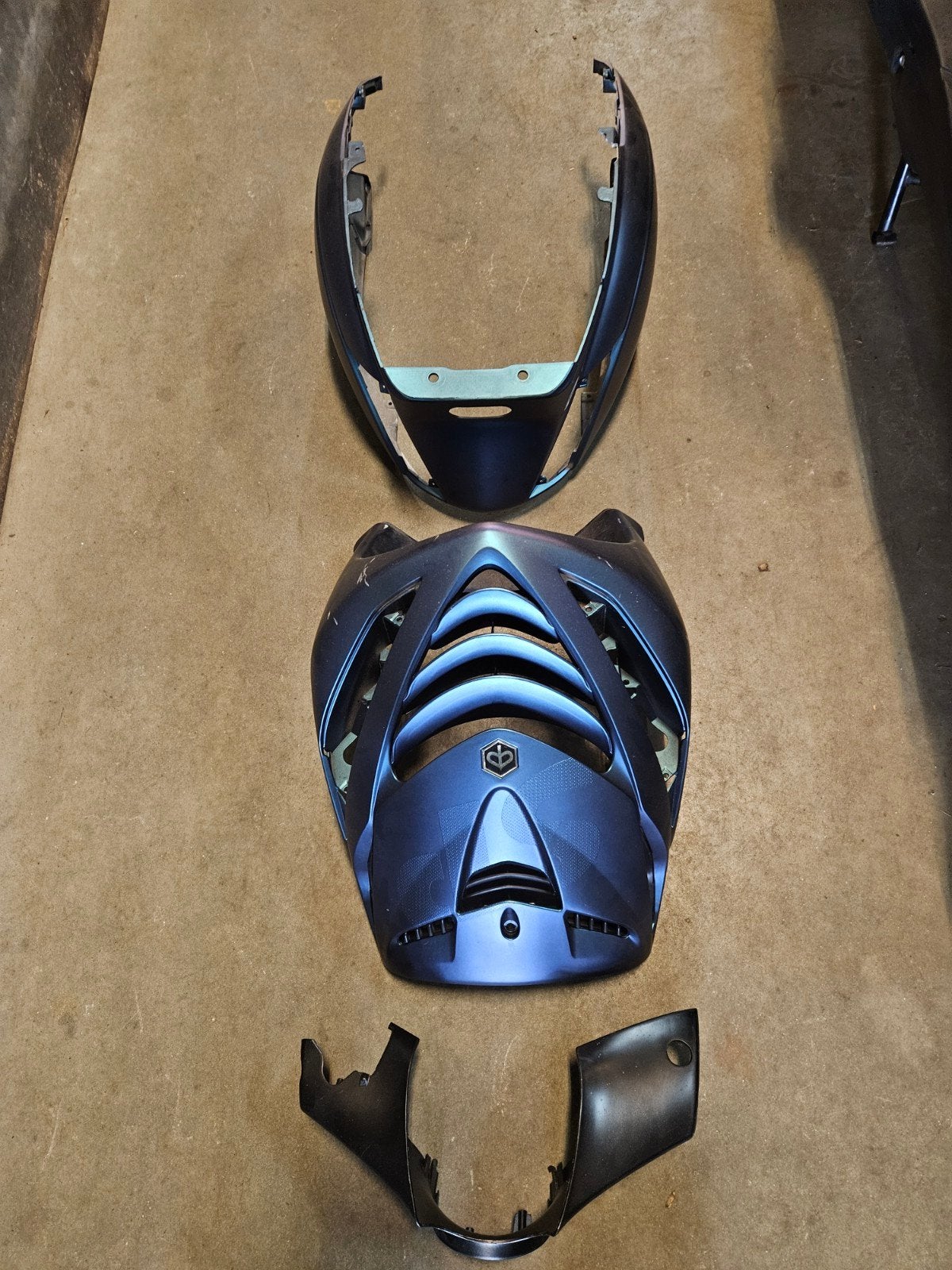 Piaggio Zip SP Look Cameleon Kleur Plaatwerk/Kappen Schade., Ophalen of Verzenden, Gebruikt, Kap, Piaggio