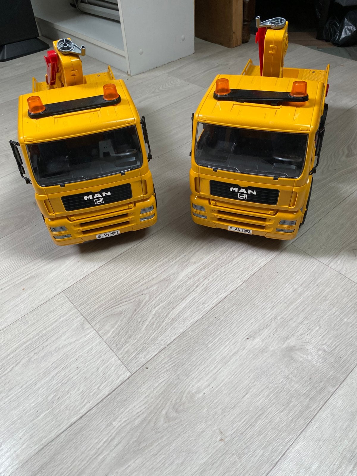 2x MAN Takelwagen Speelgoedvrachtwagen, Ophalen of Verzenden, Gebruikt