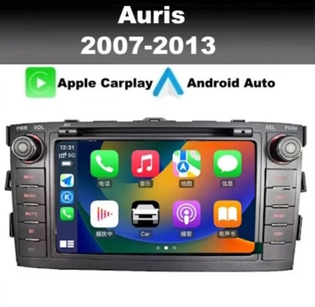 Toyota Auris radio navigatie dab+ android 13 apple carplay, Ophalen of Verzenden, Nieuw