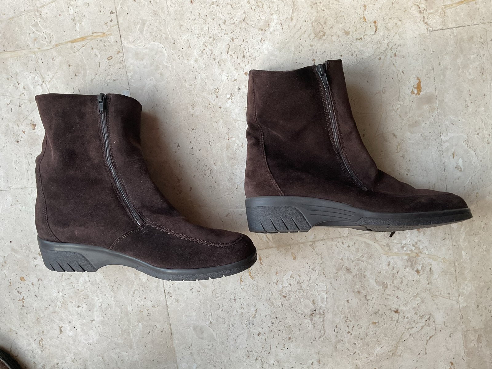 Sioux enkellaarsjes, donkerbruin suède, maat 41, nieuw, Ophalen of Verzenden, Nieuw, Bruin