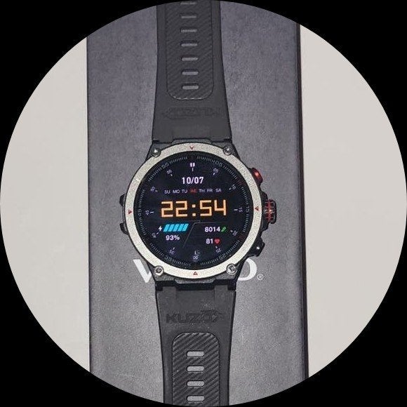 Veho Kuzo Smartwatch - Zwart met GPS en Hartslagmeter, Zwart, Ophalen of Verzenden, GPS, Veho Kuzo