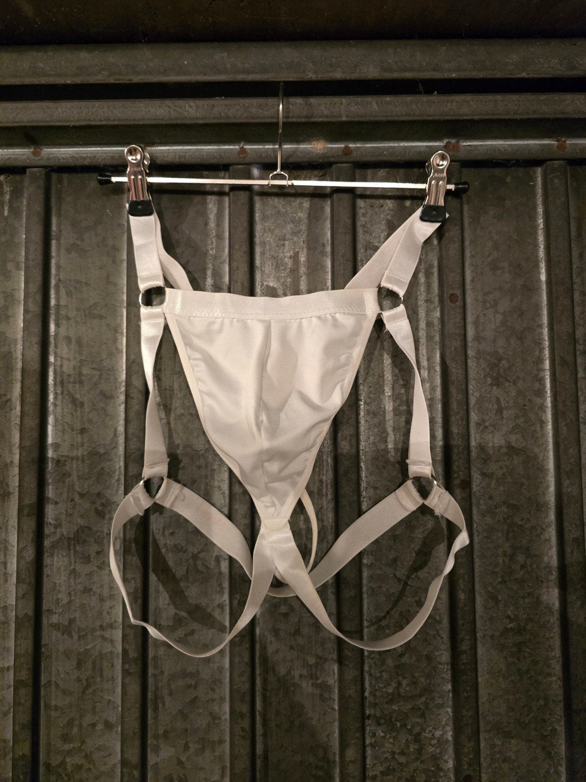Nieuwe witte jockstrap maat S, Kleding | Heren, Ondergoed, Verzenden, Wit, Slip