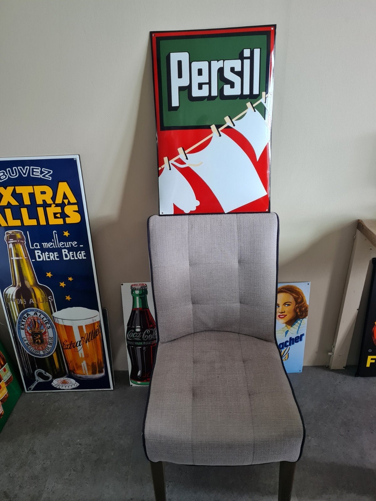 emaille bord persil jaren 80, Verzamelen, Ophalen of Verzenden