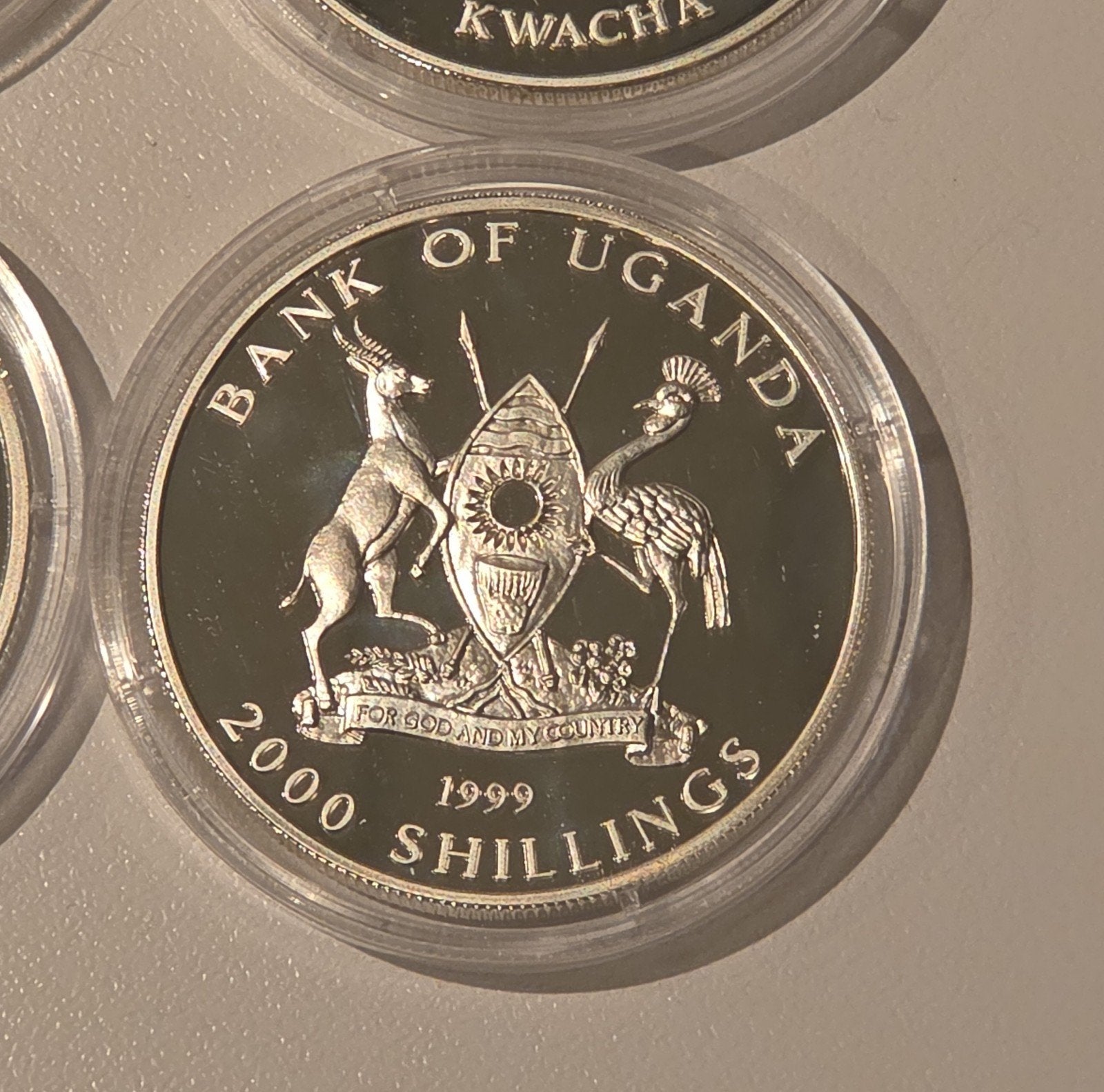 Set 4 zilveren munten afrika unc, Postzegels en Munten, Munten | Afrika, Ophalen of Verzenden, Overige landen, Setje, Zilver