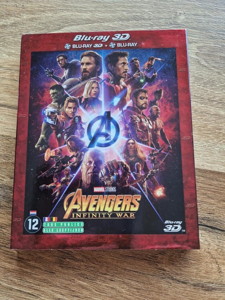 Avengers Infinity War Blu-ray 3D + Blu-ray, Ophalen of Verzenden, Zo goed als nieuw, Actie