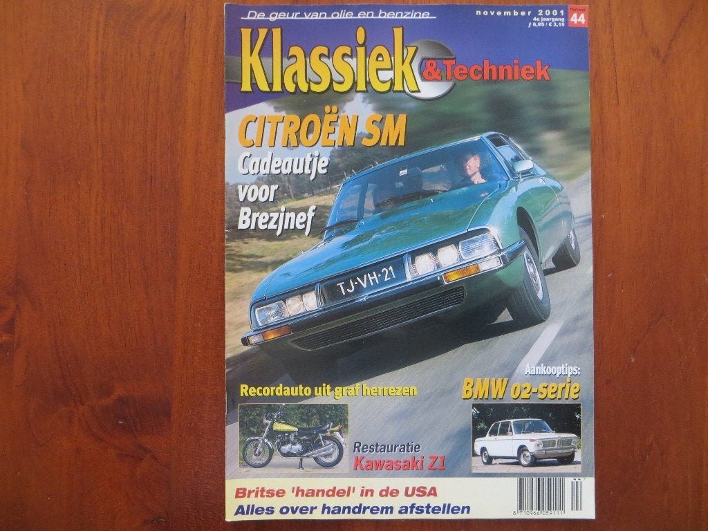 Klassiek & Techniek 44 Citroën SM, BMW 02-serie aankooptips, Ophalen of Verzenden, Nieuw, Citroën