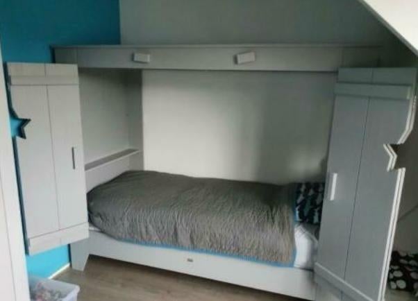 Bedstee gratis op te halen, Kinderen en Baby's, Kinderkamer | Bedden, 85 tot 100 cm, Zo goed als nieuw, 180 cm of meer, Ophalen
