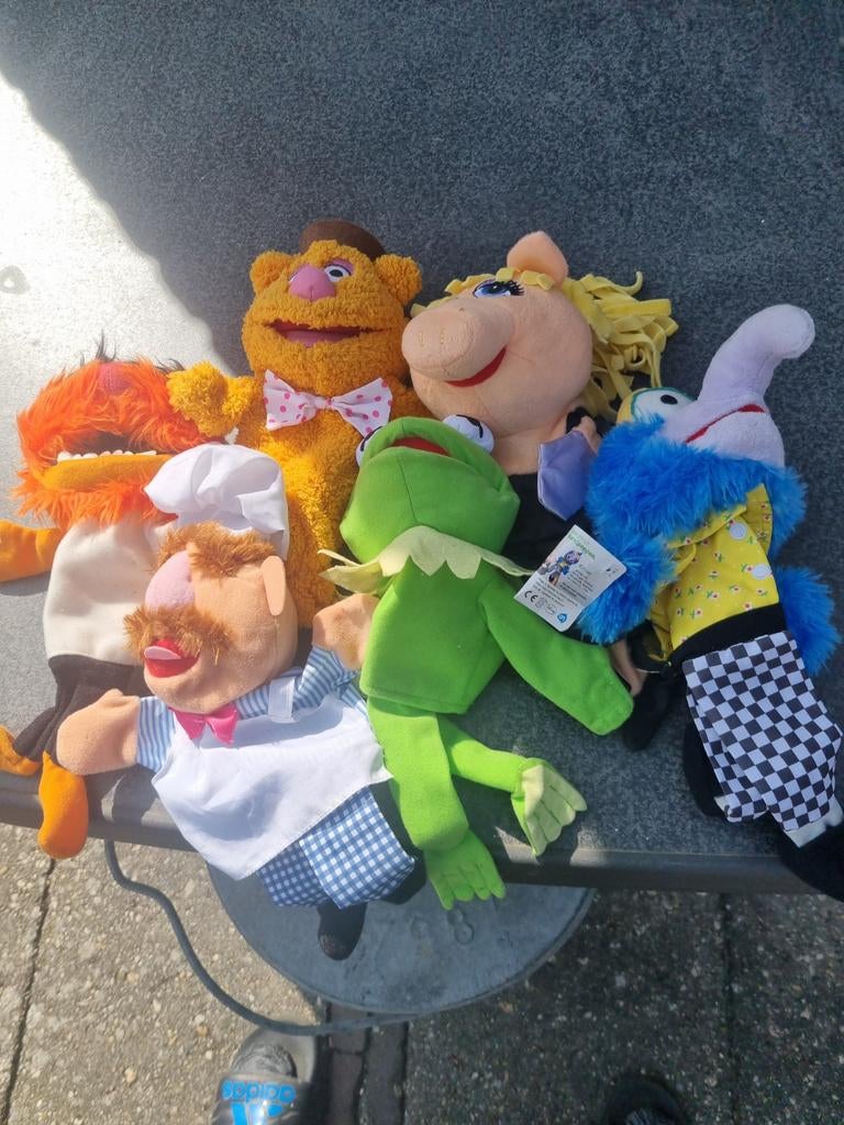 Muppet Show Knuffels: Kermit, Miss Piggy, Fozzie en meer, Ophalen, Kikker, Gebruikt, Overige merken