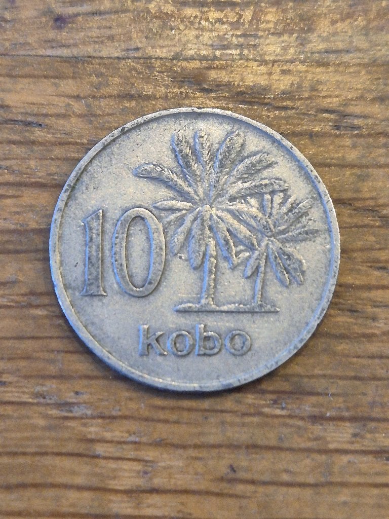 Nigeria - 10 Kobo 1973, Ophalen of Verzenden, Nigeria
