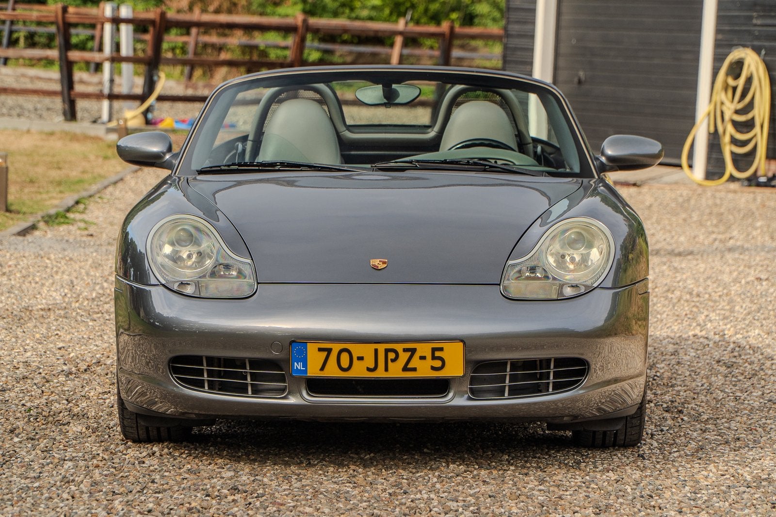 Porsche Boxster 3.2 S 2002 Grijs, Auto's, 251 pk, Achterwielaandrijving, Cabriolet, Leder