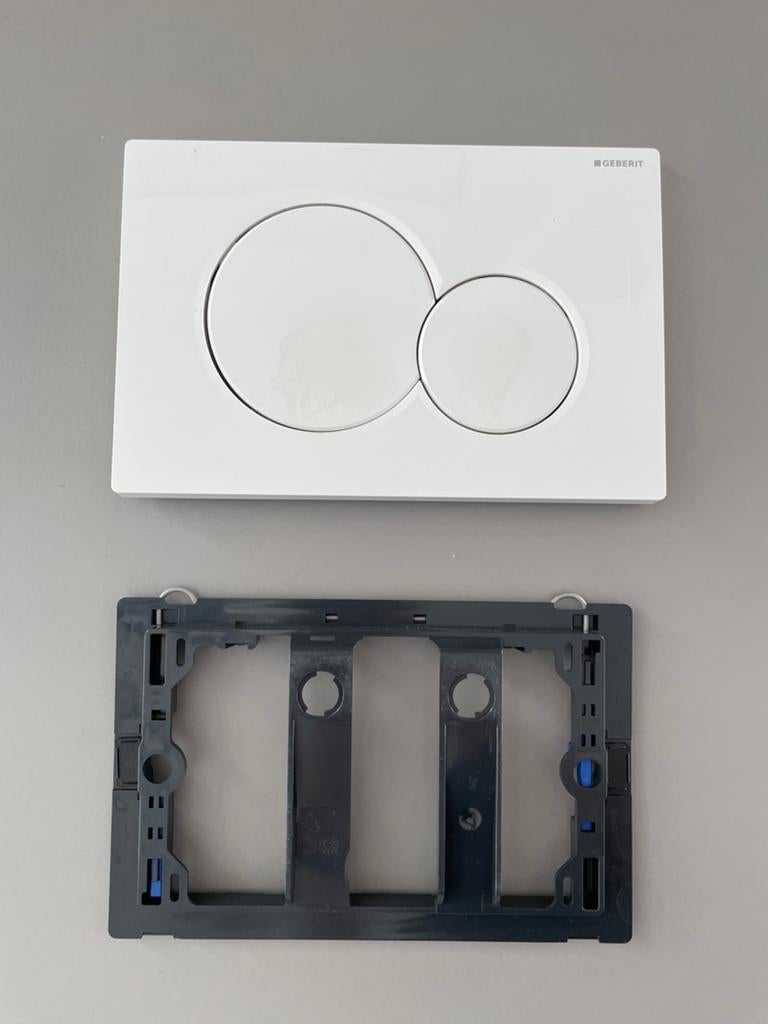 GEBERIT Bedieningsplaat Sigma01 alpien wit 115.770.11.5, Ophalen of Verzenden, Toilet