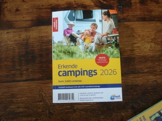 reisgids(003) anwb erkende campings 2026, ruim 3600 campings, Europa, Nieuw, Ophalen of Verzenden, Reisgids of -boek