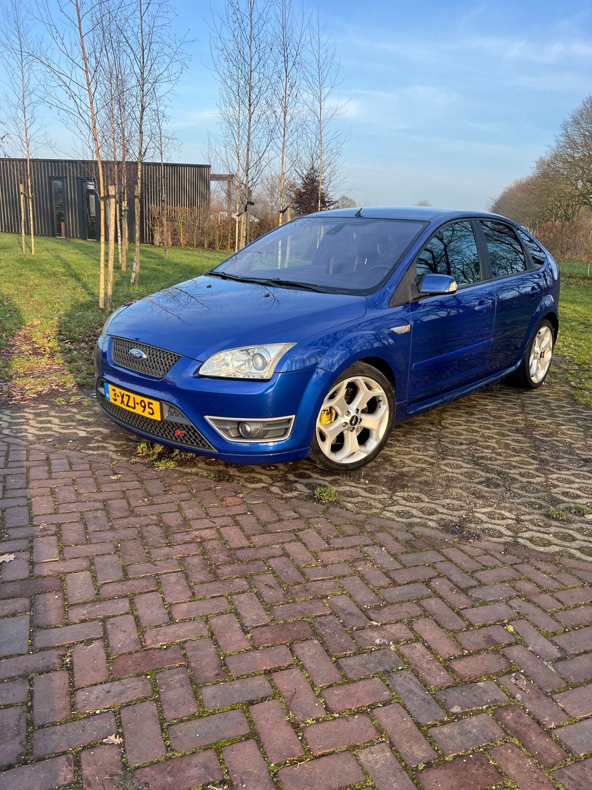 Ford Focus 2.5 20V Turbo 166KW 5D 2006 Blauw, Auto's, Ford, 1337 kg, 2521 cc, 11 km/l, Handgeschakeld