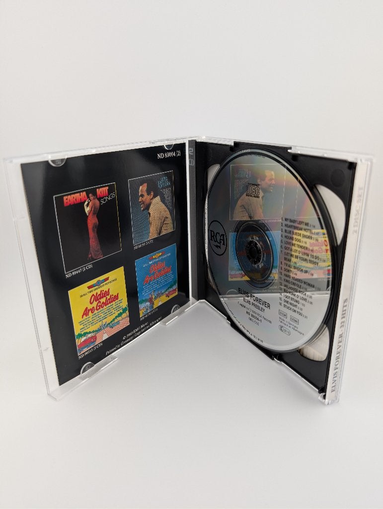 Elvis Presley – Elvis Forever 32 Hits 1985 2 CD, Cd's en Dvd's, Inclusief boekje, Rock, Ophalen of Verzenden, Zo goed als nieuw
