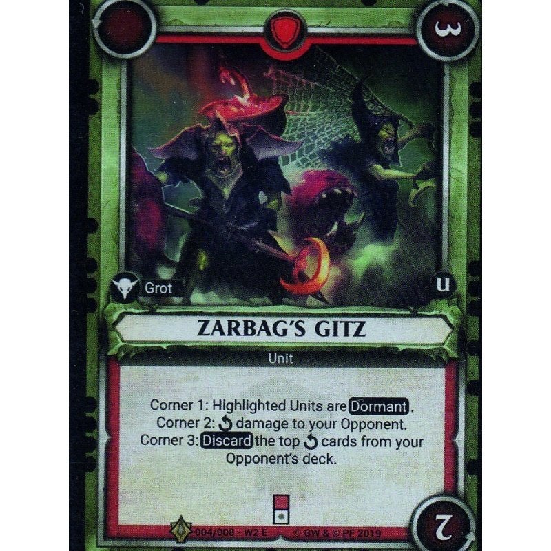 Warhammer Age Of Sigmar - Zarbag's Gitz Foil E, Ophalen of Verzenden, Nieuw, Losse kaart, Foil