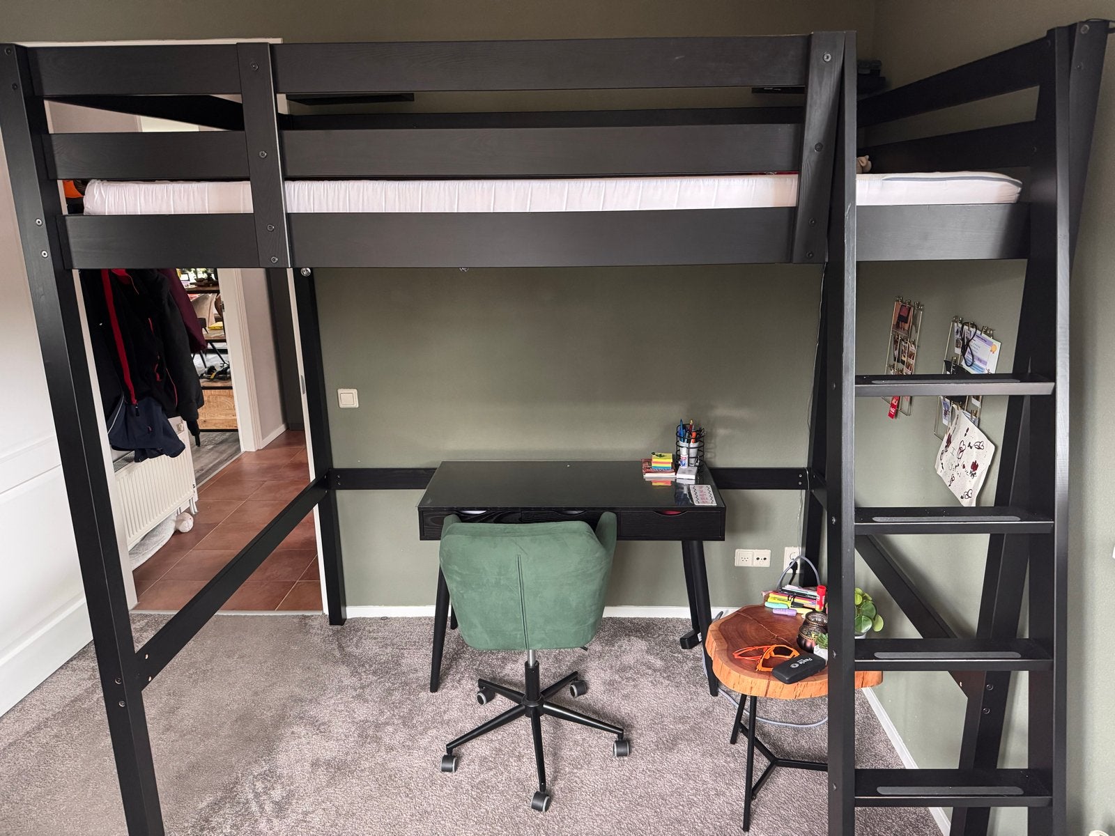 IKEA Hoogslaper - Zo goed als nieuw, Ophalen, Hoogslaper, Tweepersoons, 140 cm