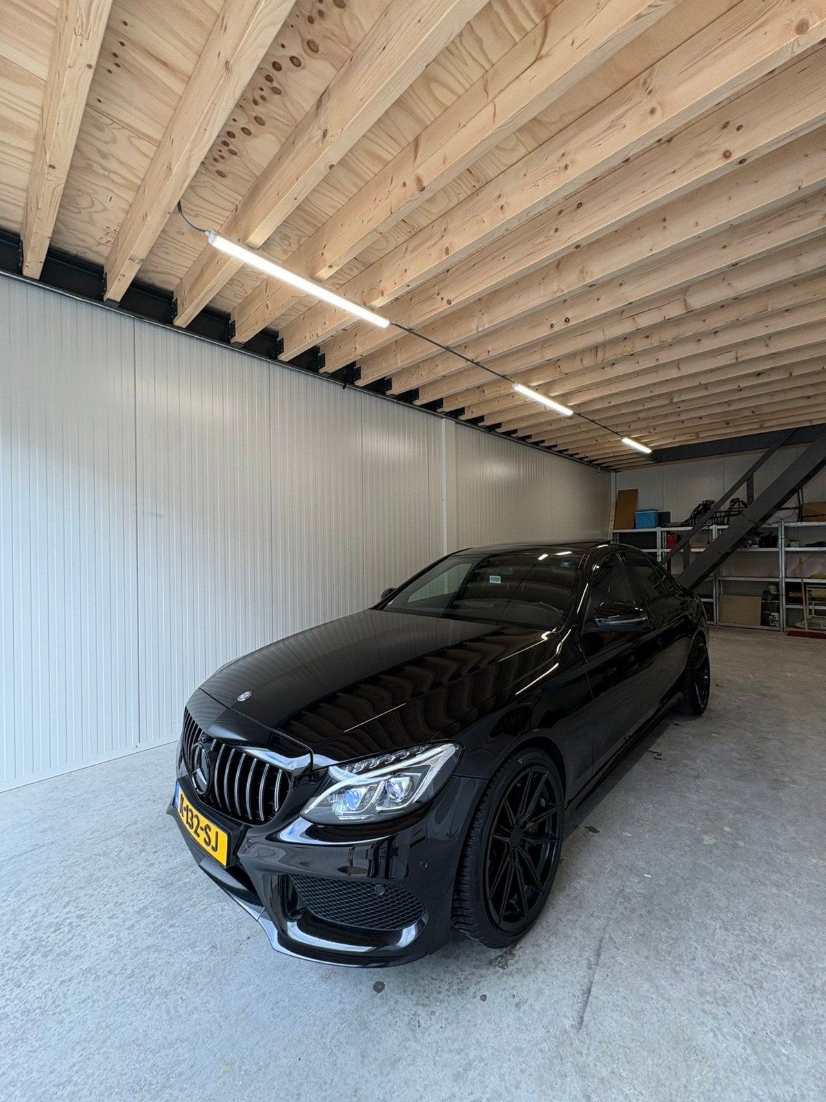 Mercedes-Benz C-Klasse C43 3.0 270KW 4MATIC Aut7 2016 Zwart, 1800 kg, 367 pk, Vierwielaandrijving, Particulier