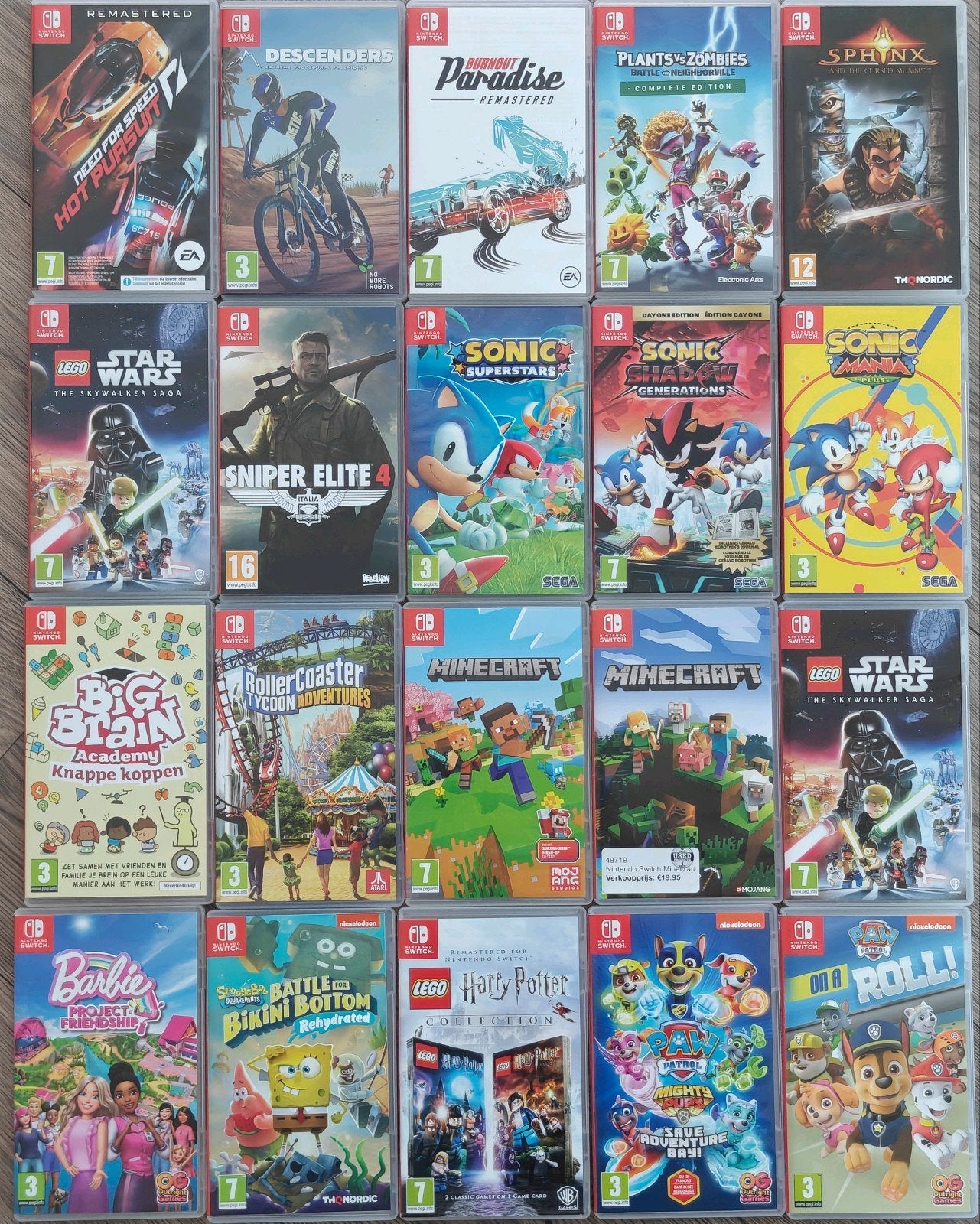 Diverse Nintendo Switch games, Gebruikt, 1 speler, Nintendo of Europe GmbH, Herriotstrasse 4, 60528 Frankfurt am Main, Duitsland