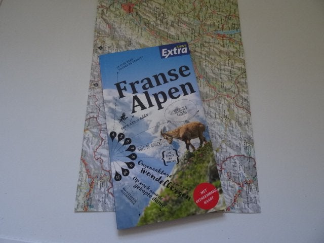 Franse Alpen ; anwb extra reisgids + de grote wegenkaart, Boeken, Europa, Nieuw, Ophalen of Verzenden, Reisgids of -boek