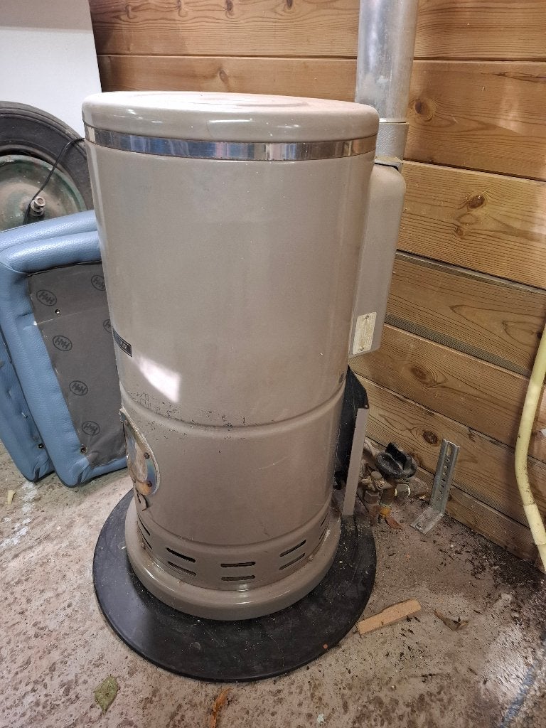 pot gaskachel pelgrim, Huis en Inrichting, Kachels, Ophalen, Gebruikt, Gas, Vrijstaand