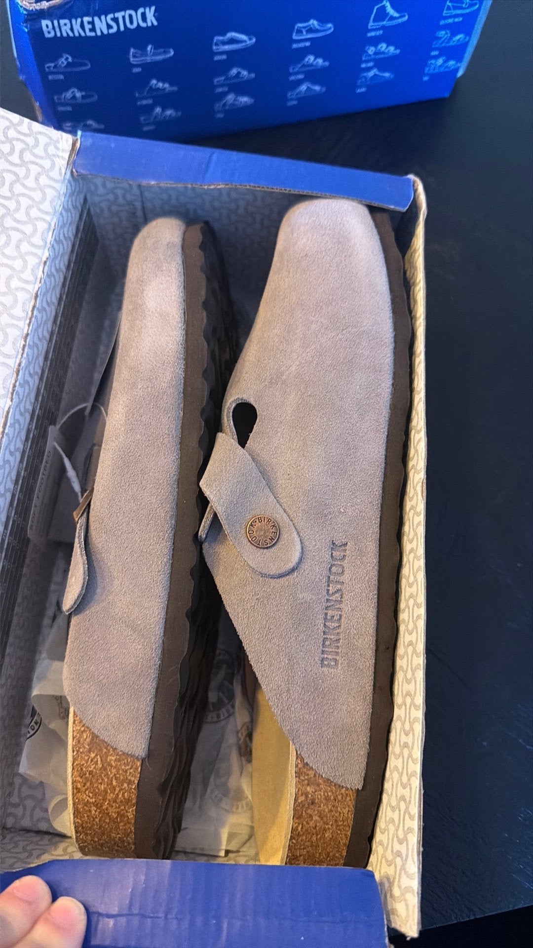 Birkenstock smoke grey maat 44, Ophalen of Verzenden, Zo goed als nieuw, Overige kleuren