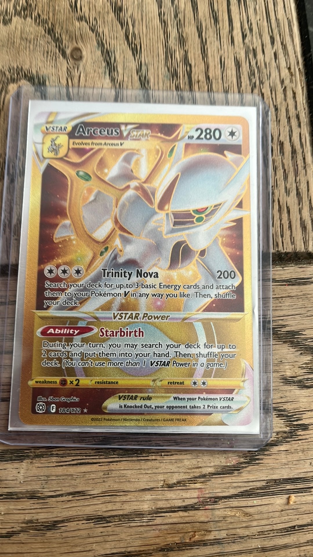 Pokemon Arceus v star, Ophalen of Verzenden, Nieuw, Losse kaart