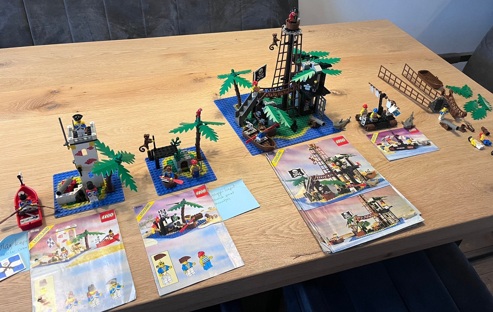 Lego thema piraten 6270 6260 6265 6257, Kinderen en Baby's, Ophalen of Verzenden, Zo goed als nieuw