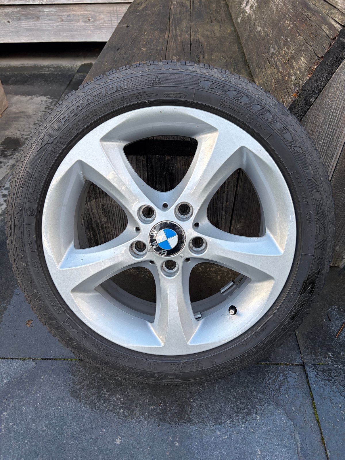 BMW 17 inch 142 style velgen voor 1-serie (E81/E82/E87/E88), Ophalen, Gebruikt, Banden en Velgen, 17 inch