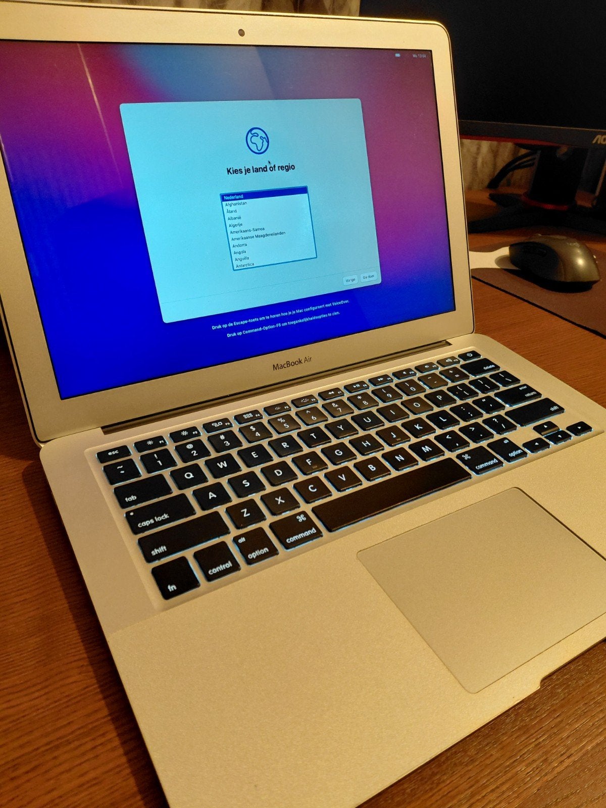 MacBook Air 13 inch (2017), Computers en Software, Apple Macbooks, Ophalen, Gebruikt, 256 GB, Qwerty