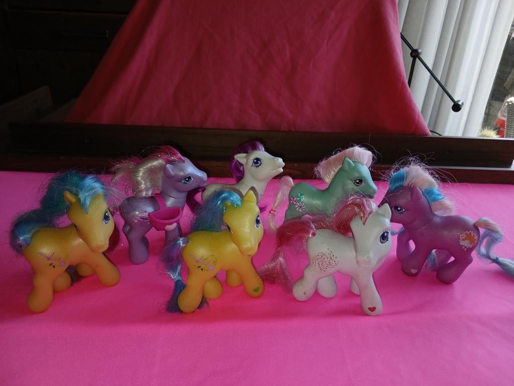 My Little Pony figuren - set van 7, Ophalen of Verzenden, Gebruikt, Meisje