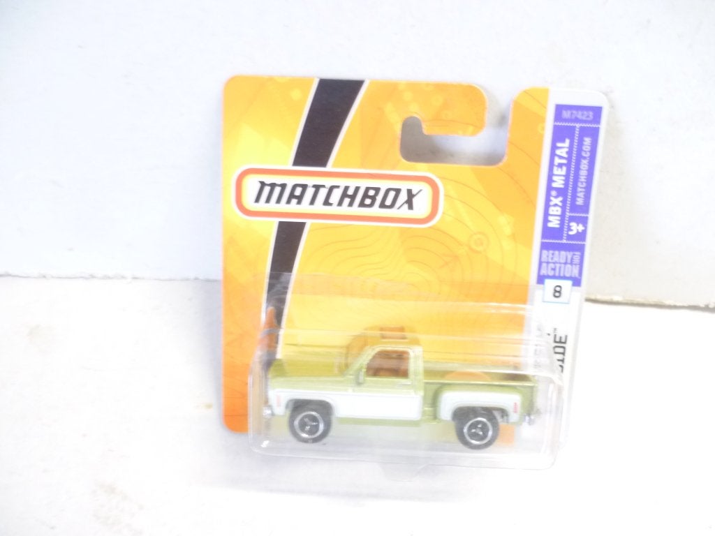 Matchbox 2007 Chevy Stepside 1975 Pick Up in blister auto, Ophalen of Verzenden, Nieuw, Auto