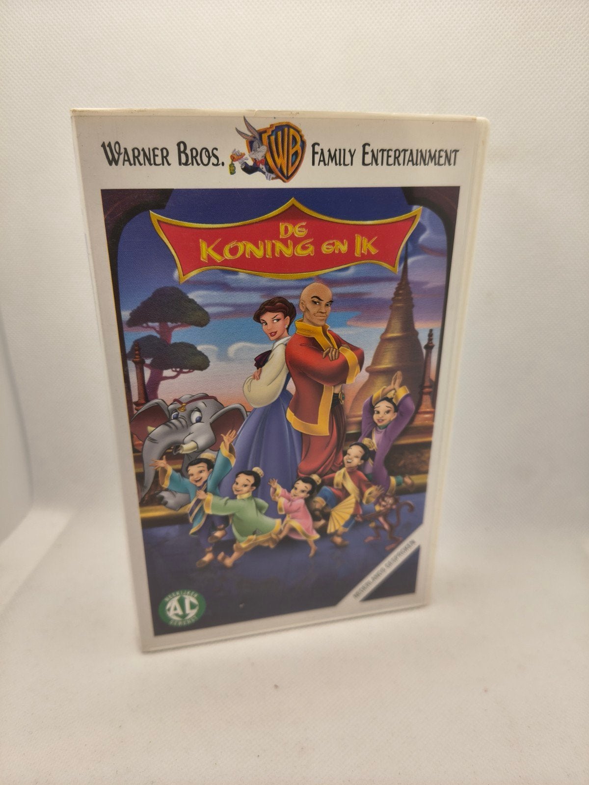 Warner Bros de koning en ik VHS, Cd's en Dvd's, VHS | Kinderen en Jeugd, Alle leeftijden, Ophalen of Verzenden, Zo goed als nieuw