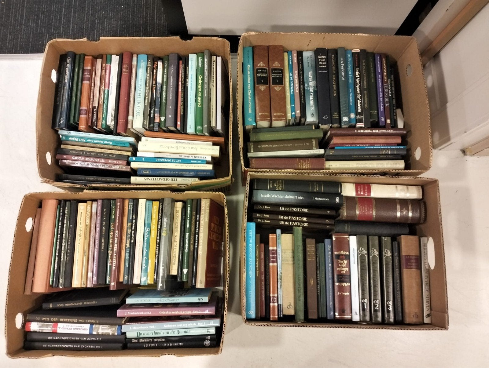 4 dozen prekenboeken, levensbeschrijvingen etc., Ophalen, Gelezen, Christendom | Protestants