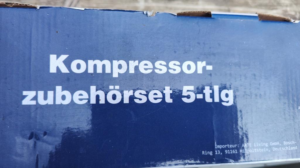 Nieuw 5-delig luchtgereedschap set voor compressor, Doe-het-zelf en Verbouw, Compressors, Ophalen of Verzenden, Nieuw, 6 tot 10 bar