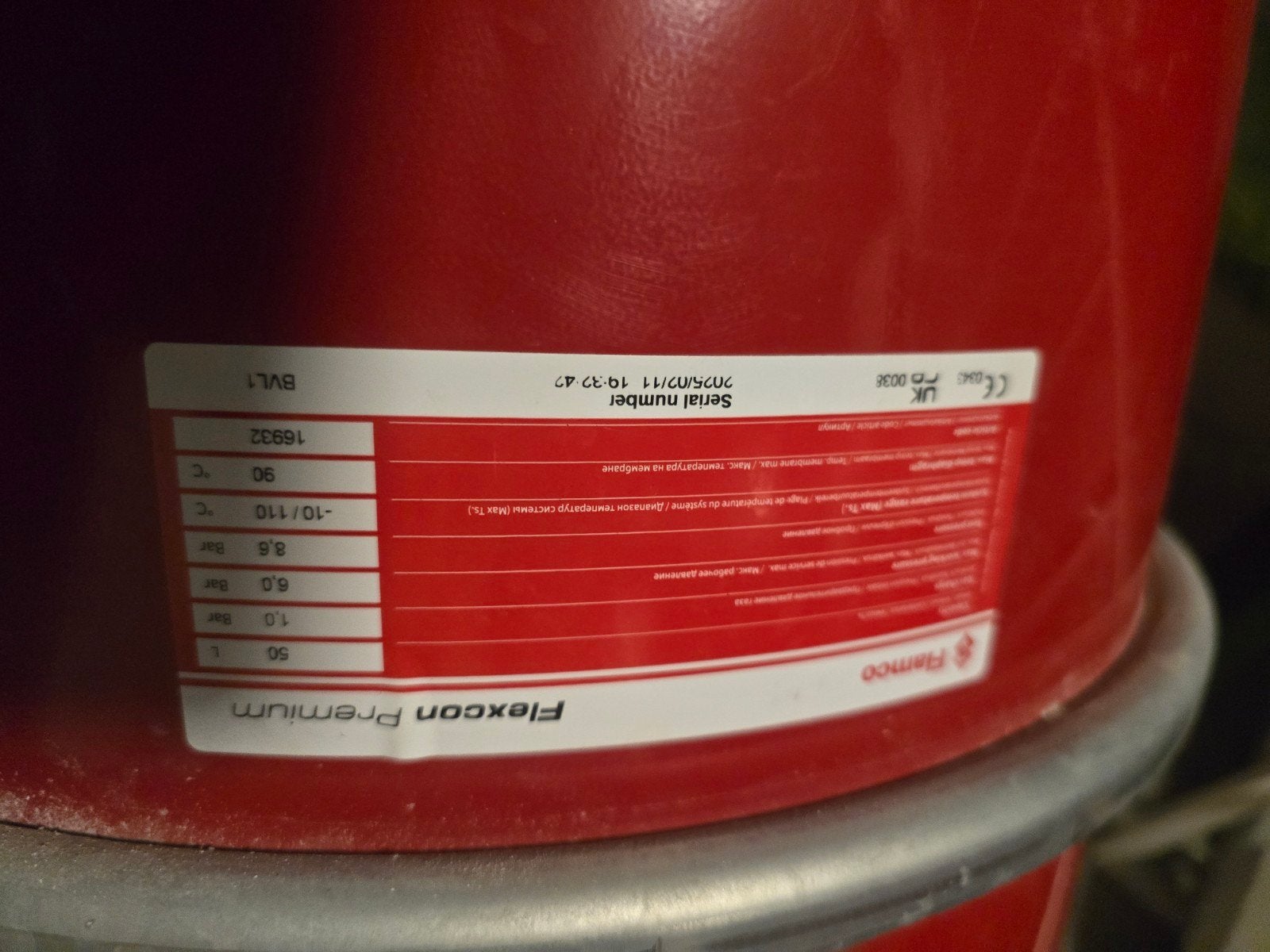 Nieuw Flamco Flexcon Premium expansievat 50 liter, Ophalen of Verzenden, Nieuw, Overige typen